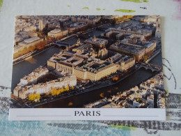Cpm Paris -vue Aérienne L'île De La Cité - Other Monuments
