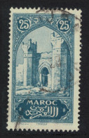 Fr. Morocco Tower Of Hassan Rabat Blue 1923 Canc SG#131 MI#58 Sc#98 - Gebraucht