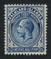 Falkland Is. George VI Two Pence Half Penny Wmk Crown CA 1912 MH SG#63 - Falkland