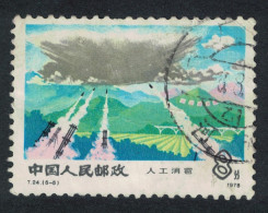 China Cloud-dispersing Rockets Meteorology 8f 1978 Canc SG#2770 Sc#1388 - Gebruikt