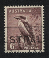 Australia Laughing Kookaburra Bird 6c Square Cancel 1932 Canc SG#190 - Usati