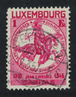 Luxembourg Arms Of John The Blind 1Fr 1934 Canc SG#321 MI#262 - Usados