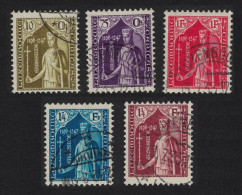 Luxembourg Countess Ermesinde Child Welfare 5v 1932 Canc SG#307-311 MI#245-249 - Usados