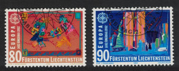Liechtenstein Europa Discovery Of America By Columbus 2v 1992 CTO SG#1030-1031 - Oblitérés