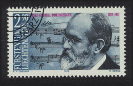 Liechtenstein Josef Gabriel Rheinberger Composer 1989 CTO SG#954 - Usati