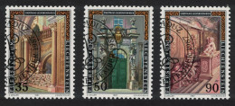 Liechtenstein City Palace Vienna 3v 1987 CTO SG#919-921 - Gebraucht