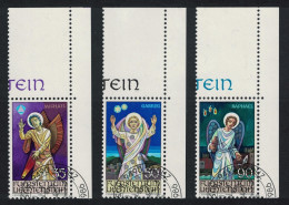 Liechtenstein Christmas 3v Corners 1986 CTO SG#906-908 - Usati