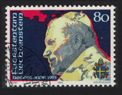 Liechtenstein Pope John Paul II Holy Year 1983 CTO SG#825 - Usati