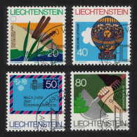 Liechtenstein Anniversaries And Events 4v 1983 CTO SG#816-819 - Usati