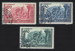 Liechtenstein Homage To Francis Joseph II 3v 1939 CTO SG#183-185 - Usados