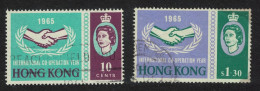 Hong Kong International Co-operation Year 2v 1965 Canc SG#216-217 - Usados