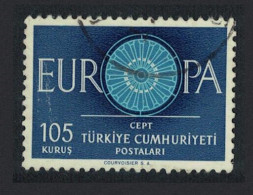 Turkey Europa CEPT Wheel 105k 1960 Canc SG#1917 MI#1775 Sc#1494 - Used Stamps