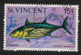 St. Vincent Skipjack Tuna Fish Imprint '1977' Canc SG#432 - St.Vincent (...-1979)