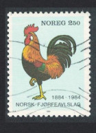 Norway Longhorn Cock Poultry 250 Kr 1984 Canc SG#939 - Gebraucht