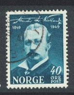 Norway Birth Centenary Of Alexander L Kielland Author $0 Ore 1949 Canc SG#403 MI#341 Sc#296 - Usati