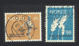 Norway Norwegian Royal College Of Agriculture 2v 1959 Canc SG#493-494 - Oblitérés