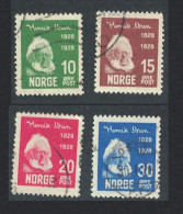 Norway Ibsen Centenary 4v 1928 Canc SG#200-203 MI#137-140 Sc#132-135 - Usados