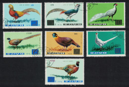 Korea Pheasants 7v 1976 CTO SG#N1522-MSN1528 - Corée Du Nord