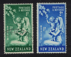 New Zealand Nurse And Child 2v 1949 Canc SG#698-699 - Usados