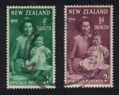 New Zealand Queen Elizabeth II And Prince Charles 2v 1950 Canc SG#701-702 - Oblitérés