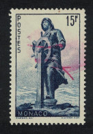 Monaco Unveiling Of Prince Albert Statue Pen Cancel 1951 Canc SG#436 Sc#260 - Oblitérés