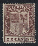 Mauritius Coat Of Arms 2c T2 1920 Canc SG#182 - Mauritius (...-1967)