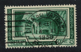 Vatican Crypt Of Basilica Of St Cecilia 1938 Canc SG#65 - Used Stamps