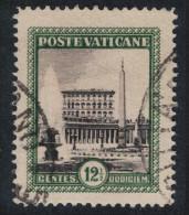 Vatican Wing Of Vatican 12½c T3 1933 Canc SG#21 - Oblitérés