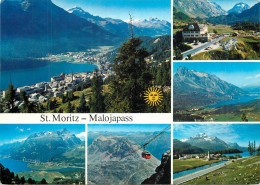 Suisse St. Morits Telecabine Malojapass - St. Moritz