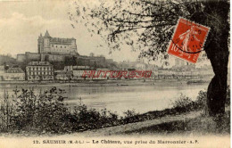 CPA SAUMUR - LE CHATEAU, VUE PRISE DU MARRONNIER - Saumur