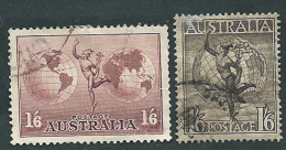 Australia 1934-1939; Airmail: Hermes And Globe. Used. - Used Stamps