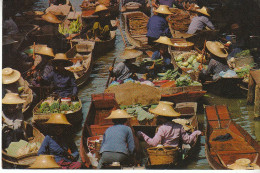 THA Floating-Market At Damnernsaduak, Rajburi Province Glum 1975? #C7719 - Altri & Non Classificati