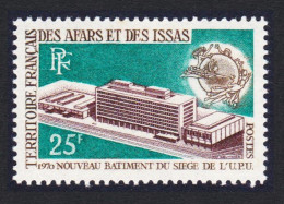 Afar And Issa New UPU Headquarters Building 1970 MNH SG#548 Sc#342 - Neufs