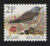 Belgium Fieldfare Bird Buzin 'Grive Litorne' 21f Sheet Stamp 1998 MNH SG#3315 MI#2844 Sc#1715 - Nuevos