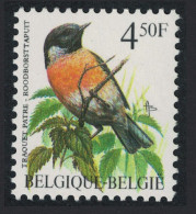 Belgium Common Stonechat Bird Buzin 'Traquet Patre' 4f.50 1990 MNH SG#2848a MI#2449x Sc#1223 - Ongebruikt