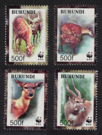 Burundi WWF Sitatunga 4v 2004 MNH SG#1638-1641 MI#1867-1870 Sc#774 A-d - Ungebraucht