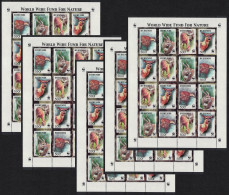 Burundi WWF Sitatunga 5 Sheetlets [A] 2004 MNH SG#1638-1641 MI#1867-1870 Sc#774 A-d - Unused Stamps