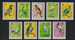 Burundi Hornbill Anhinga Flamingo Eagle Stork Birds 9v 1979 MNH SG#1318-1326 MI#1488=505- - Ungebraucht