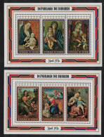 Burundi Christmas Paintings 2 MSs 1976 MNH SG#MS1154 MI#Block 95A-96A - Ongebruikt