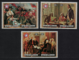 Burundi Bicentenary Of American Revolution 6v Pairs 1976 MNH SG#1141-1146 - Nuovi