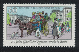 Berlin 250th Anniversary Of Public Transport In Berlin 1990 MNH SG#B837 - Neufs