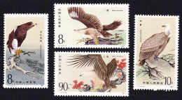 China Birds Of Prey 4v 1987 MNH SG#3481-3484 MI#2105-2108 Sc#2078-2081 - Ungebraucht