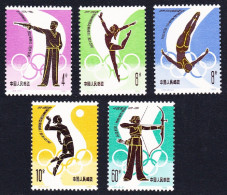 China Return To International Olympic Committee 5v 1980 MNH SG#3025-3029 Sc#1640-1644 - Ungebraucht