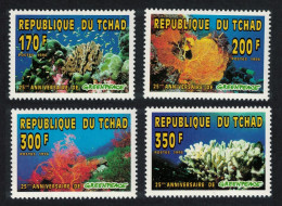 Chad Corals Greenpeace 4v 1996 MNH MI#1365-1368 - Tchad (1960-...)