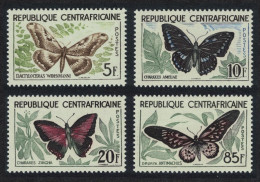 Central African Rep. Butterflies 4v 1960 MNH SG#8-11 - Central African Republic