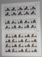 China Bonsai Landscapes 3 Full Sheets Unfolded 10 Set 1996 MNH SG#4090-4095 - Ungebraucht