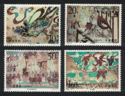 China Dunhuang Cave Murals 5th Series 4v 1994 MNH SG#3910-3913 MI#2339-2342 Sc#2505-2508 - Neufs