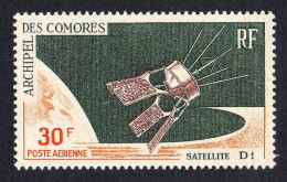 Comoro Is. Space Satellite D-1 1966 MNH SG#55 MI#74 Sc#C17 - Sonstige & Ohne Zuordnung