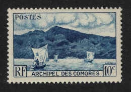 Comoro Is. Anjouan Bay Boat 1950 MNH SG#1 MI#20 - Otros & Sin Clasificación