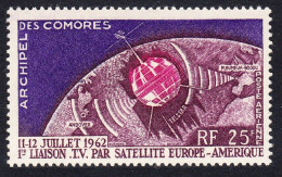Comoro Is. Space Telstar 1962 MNH SG#32 MI#51 Sc#C7 - Otros & Sin Clasificación